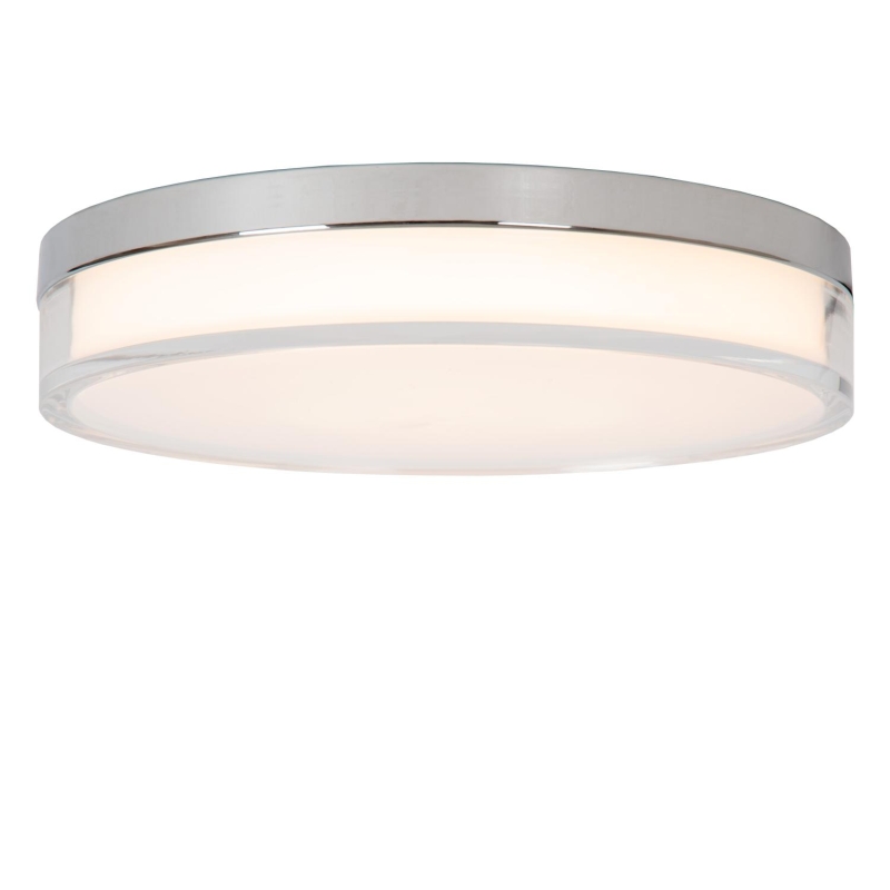 Lucide PLANO - Flush ceiling light Indoor/Outdoor - Ø 28 cm - LED Dim. - CCT - 1x16W 2700K/4000K - IP44 - Opal
